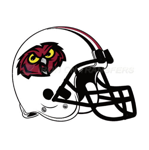 Temple Owls Logo T-shirts Iron On Transfers N6451 - Click Image to Close